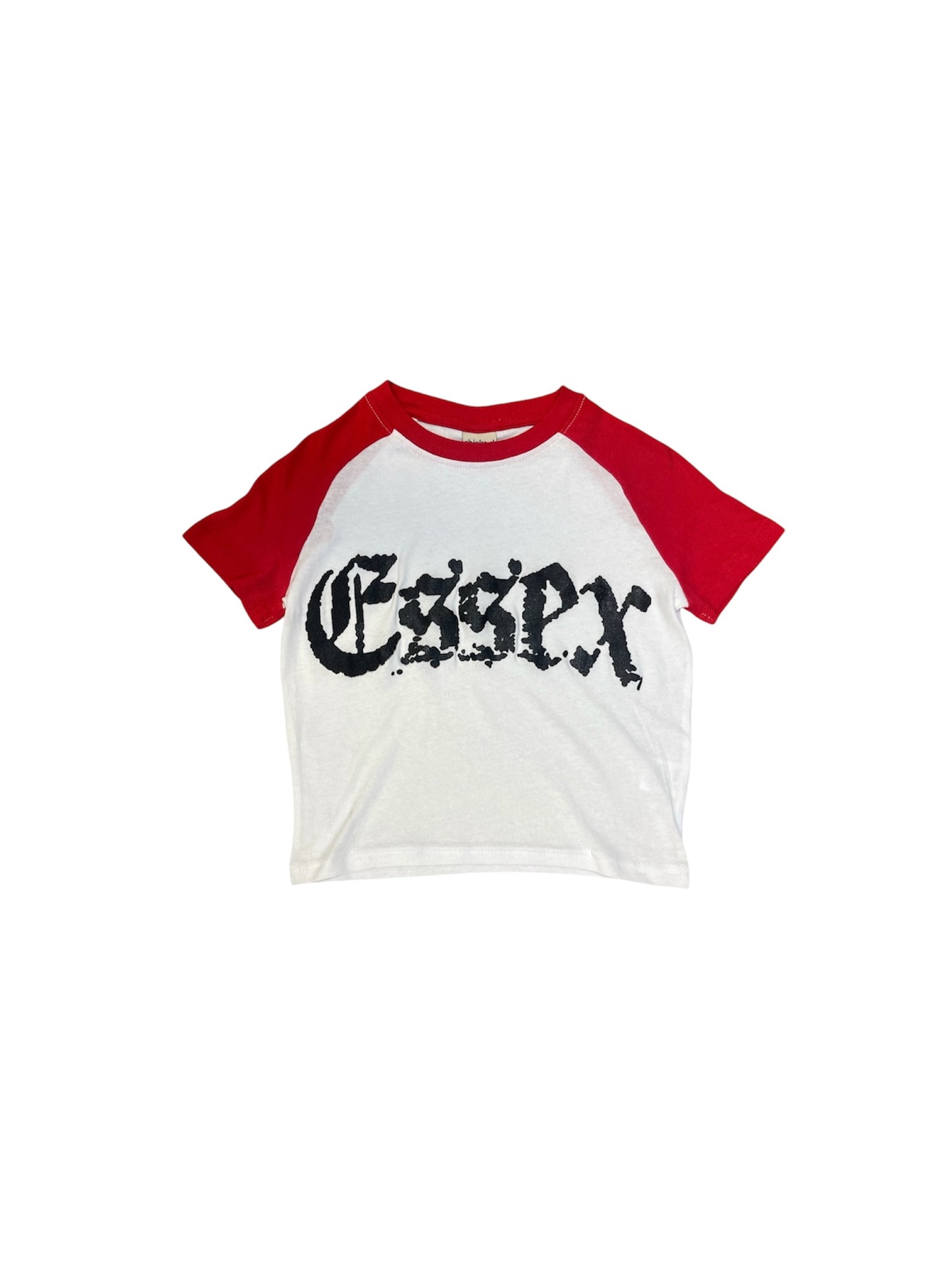 Women’s oversized font baby tee