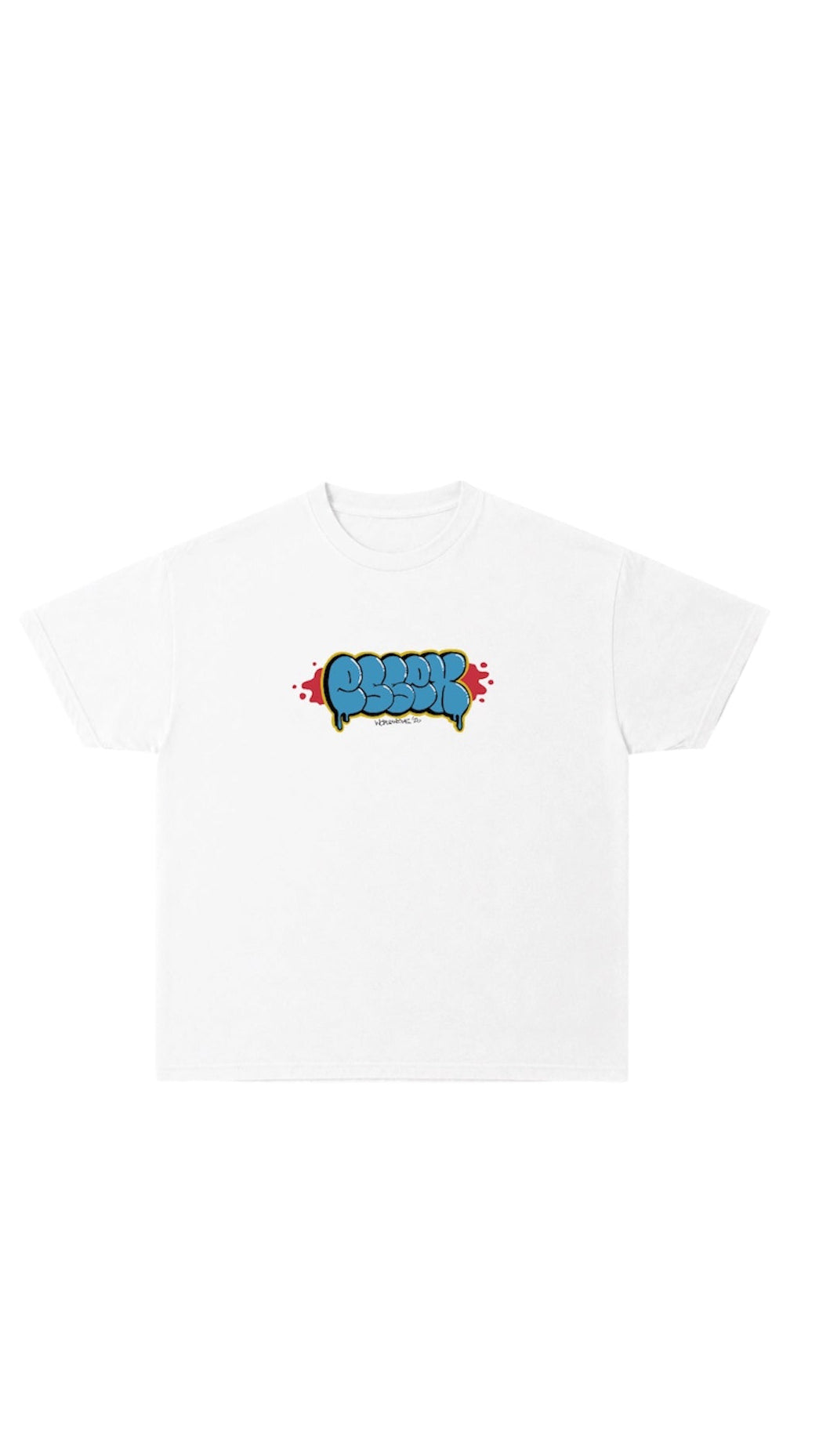 graffiti logo tee