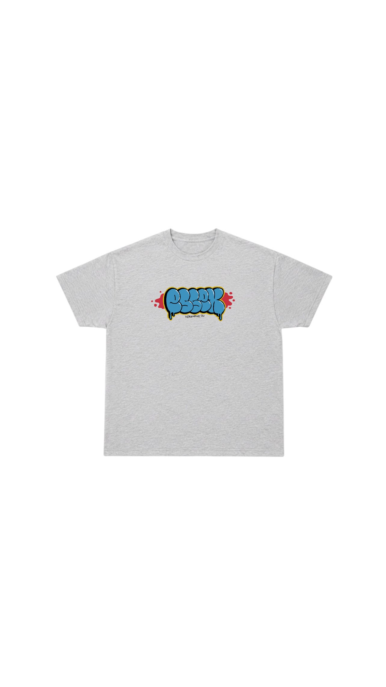graffiti logo tee