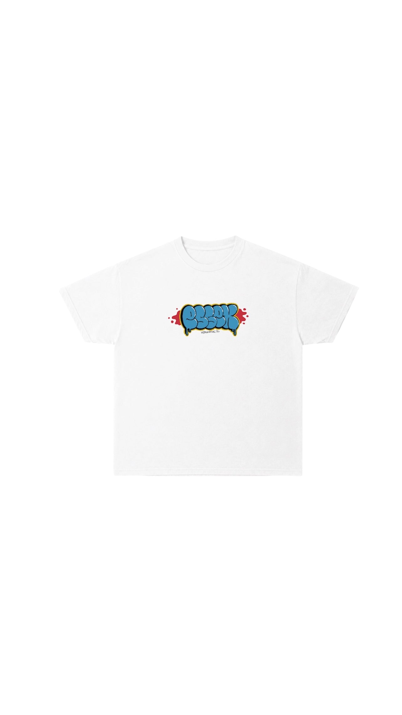 graffiti logo tee