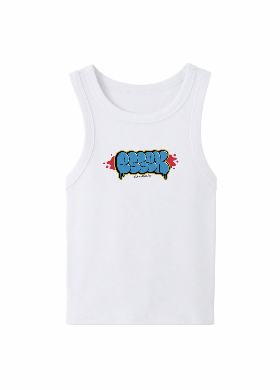 Women’s graffiti logo tank